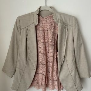 Women's Beige Nordstrom Blazer